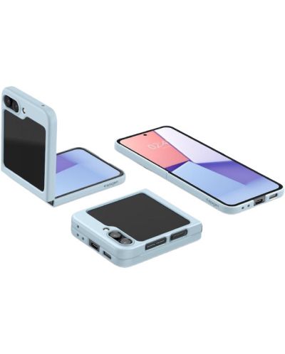Калъф Spigen - Air Skin, Galaxy Z Flip5, Mute Blue - 1