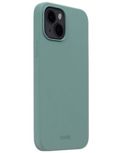 Калъф Holdit - Silicone, iPhone 14, Moss Green - 2