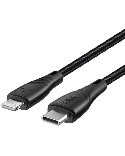 Кабел Xmart - MFI, Lightning /USB-C PD, 1.2 m, черен - 2
