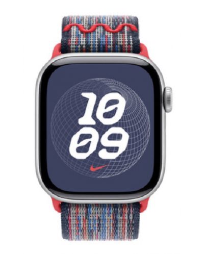 Каишка Apple - Sport Loop, Apple Watch, 46 mm, Blue/Red - 2