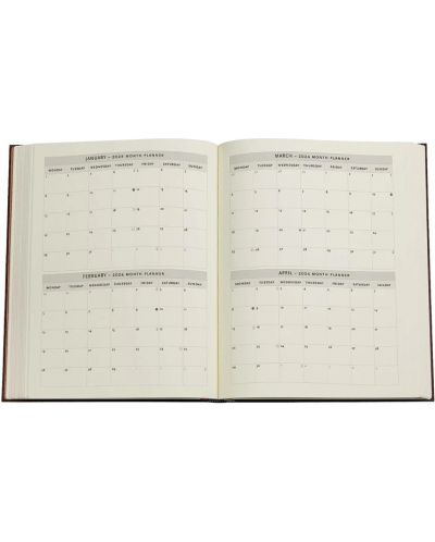 Календар-бележник Paperblanks Verne - 18 х 23 cm, 112 листа, 2023/2024 - 6
