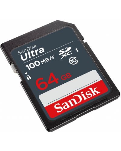 Карта памет SanDisk - Ultra, 64GB, SDXC, Class10 - 2