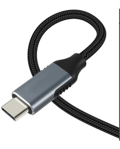 Кабел VCom - CU405M, USB-C/ USB-A, 1.8 m, черен - 6