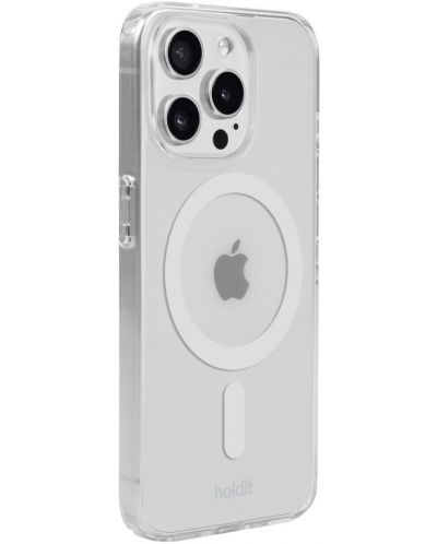 Калъф Holdit - MagSafe Case, Phone 15 Pro Max, бял/прозрачен - 2