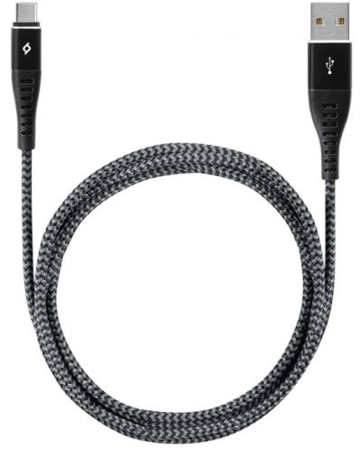 Кабел ttec - Extreme, USB-A/USB-C, 1.5 m, черен - 2