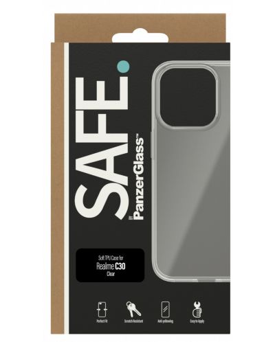 Калъф Safe - Realme C30, прозрачен - 1