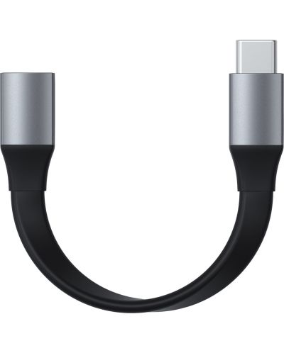 Кабел Satechi - Mini Extension, USB-C/USB-C, 0.13 m, черен - 1
