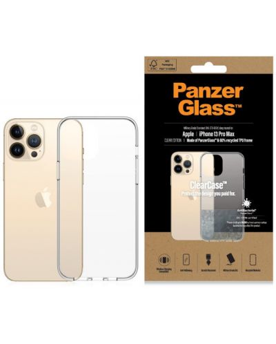 Калъф PanzerGlass - ClearCase, iPhone 13 Pro Max, прозрачен - 1
