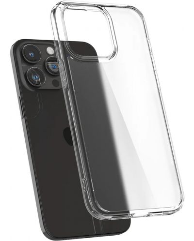 Калъф Spigen - Ultra Hybrid, iPhone 15 Pro Max, Crystal Clear - 6