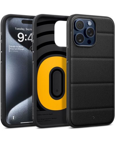 Калъф Spigen - Caseology Athlex, iPhone 15 Pro Max, черен - 1
