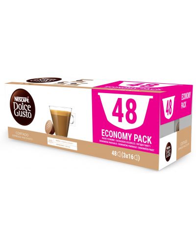 Кафе капсули NESCAFE Dolce Gusto - Cortado Economy pack, 48 напитки - 2