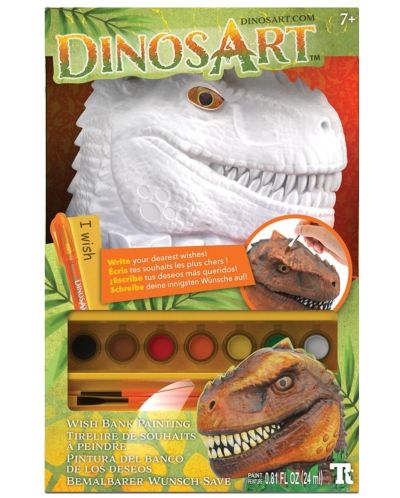 Касичка за оцветяване DinosArt -  Динозавър - 1