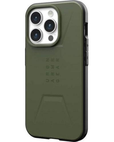 Калъф UAG - Civilian MagSafe, iPhone 15 Pro, Olive Drab - 2