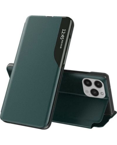 Калъф Techsuit - eFold, iPhone 15 Pro, тъмнозелен - 1
