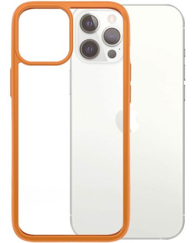 Калъф PanzerGlass - Clear, iPhone 12 Pro Max, прозрачен/оранжев - 4