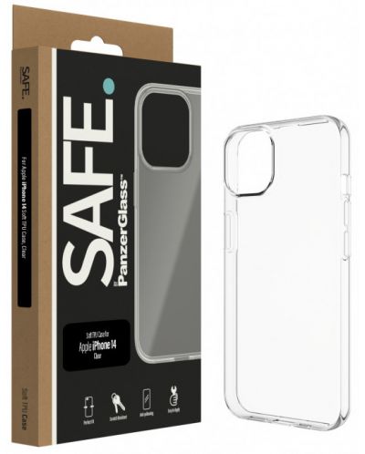 Калъф Safe - iPhone 14/13, прозрачен - 2