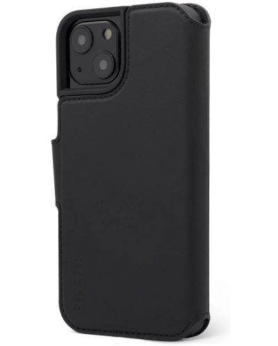 Калъф Decoded - Leather Wallet, iPhone 14, черен - 3