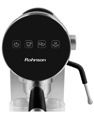 Кафемашина Rohnson - R-9050, 20 bar, 0.9 l, черна/сива - 5