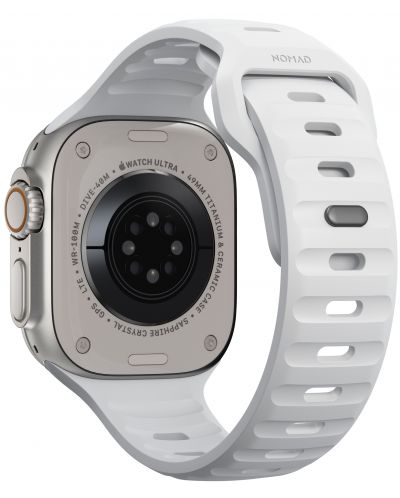 Каишка Nomad - Sport M/L, Apple Watch 1-9/Ultra/SE, бяла - 5