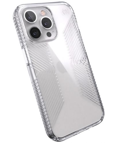 Калъф Speck - Presidio Perfect Clear Grip, iPhone 13 Pro, прозрачен - 2