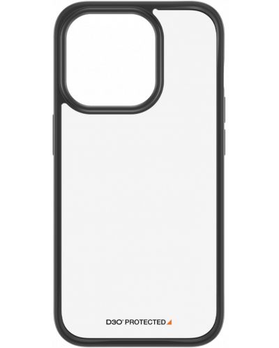 Калъф PanzerGlass - ClearCase D3O, iPhone 15 Pro, черен - 2