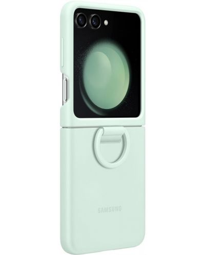 Калъф Samsung - Silicone Ring, Galaxy Z Flip5, Ocean - 1