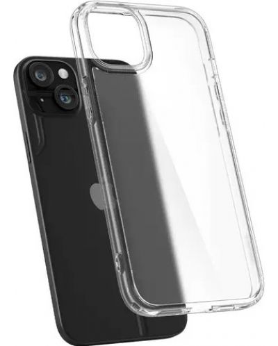 Калъф Spigen - Ultra Hybrid, iPhone 15 Plus, Frost Clear - 4