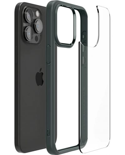 Калъф Spigen - Ultra Hybrid, iPhone 15 Pro Max, Abyss Green - 2