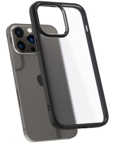 Калъф Spigen - Ultra Hybrid, iPhone 14 Pro Max, Frost Black - 3