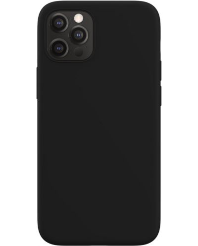 Калъф Next One - Silicon MagSafe, iPhone 12/12 Pro, черен - 1