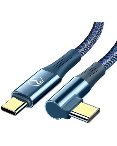 Кабел Xmart - 12259, USB-C/USB-C, 1.2 m, син - 2