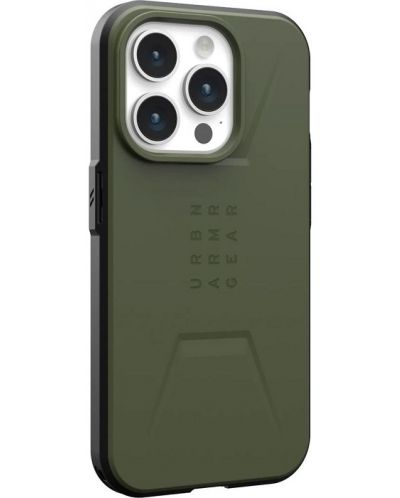 Калъф UAG - Civilian MagSafe, iPhone 15 Pro, Olive Drab - 3