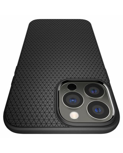 Калъф Spigen - Liquid Air, iPhone 13 Pro Max, черен - 3