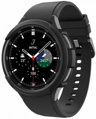 Калъф Spigen - Liquid Air, Galaxy Watch6 Classic, 47 mm, черен - 3