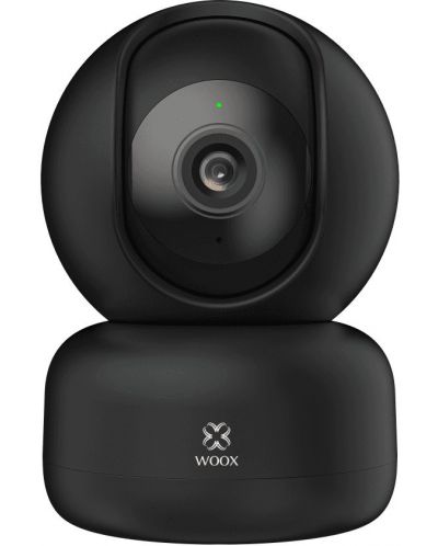 Камера Woox - R4040 Smart PTZ, 360°, черна - 1