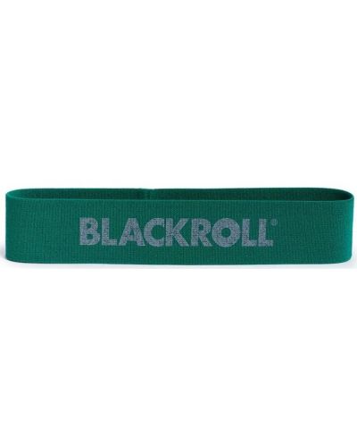 Къс ластик със средно съпротивление Blackroll - Loop Band, зелен - 1