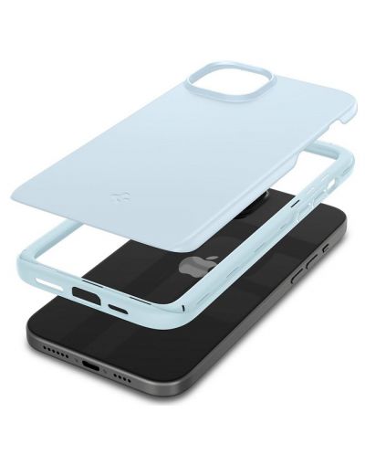 Калъф Spigen - Thin Fit, iPhone 15, Mute Blue - 2