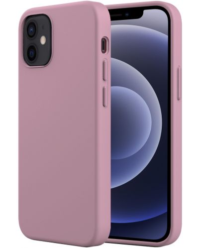 Калъф Next One - Silicon, iPhone 12 mini, розов - 2