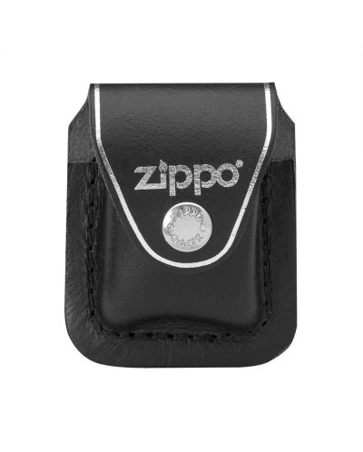 Калъф за запалка Zippo - Естествена кожа, черен - 1