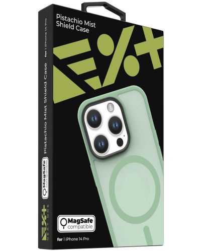 Калъф Next One - Pistachio Mist Shield MagSafe, iPhone 14 Pro, зелен - 7