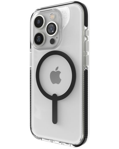 Калъф Zagg - Santa Cruz Snap, iPhone 15 Pro, прозрачен/черен - 3