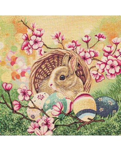 Калъфка Rakla - Easter bunny and decoration, 47 х 47 cm - 2