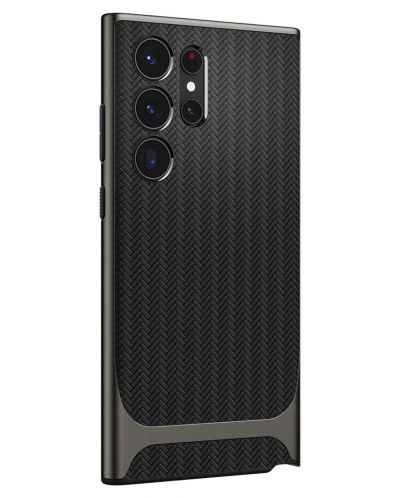 Калъф Spigen - Neo Hybrid, Galaxy S23 Ultra, сив - 2