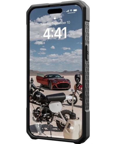 Калъф UAG - Monarch Pro MagSafe, iPhone 15 Pro Max, Carbon Fiber - 5
