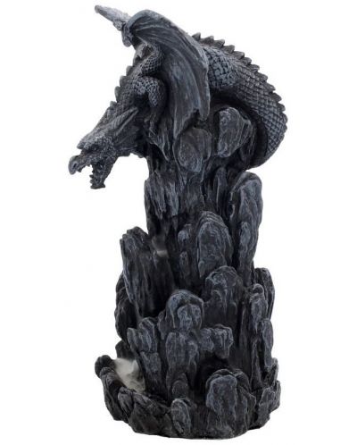 Кадилница Nemesis Now Adult: Dragons - Black Dragon, 19 cm - 2