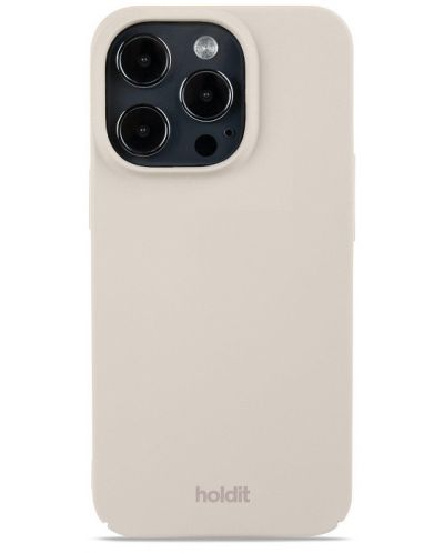 Калъф Holdit - Slim, iPhone 15 Pro, светлобежов - 1