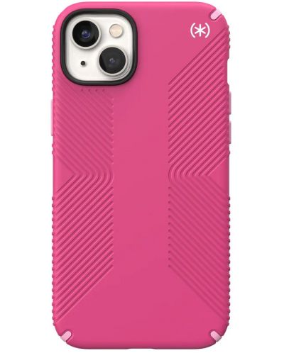 Калъф Speck - Presidio 2 Grip MagSafe, iPhone 14 Plus, розов - 1