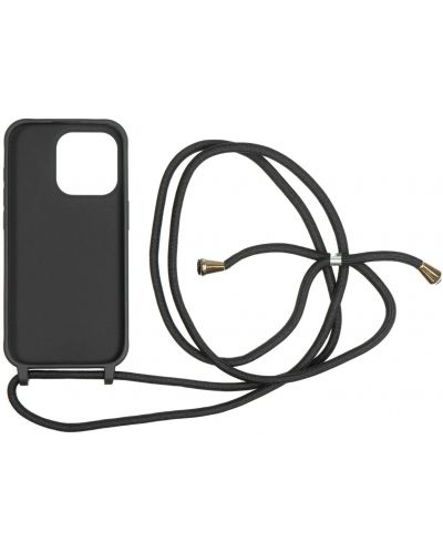 Калъф Mobile Origin - Lanyard, iPhone 15 Pro, черен - 2