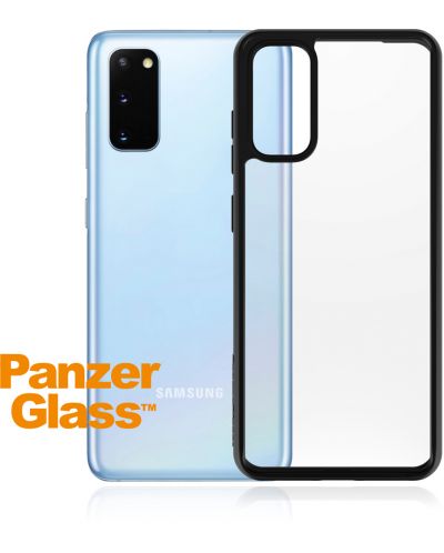 Калъф PanzerGlass - ClearCase, Galaxy S20, прозрачен/черен - 1