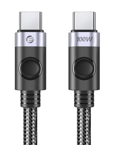 Кабел Orico - C2CZ-BK-15, USB-C/USB-C, 1.5 m, черен - 1